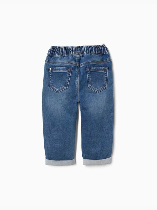 Pull-on jeans met trekkoord - Kiabi