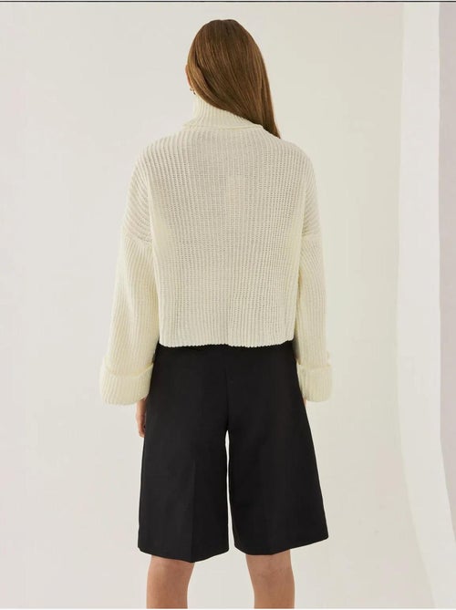Pull oversize à col montant hiccup - Kiabi Pull oversize à col montant hiccup - Kiabi