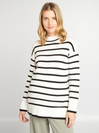 Pull oversize d'allaitement