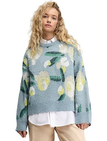 Pull oversize en maille femme femme mainau-w