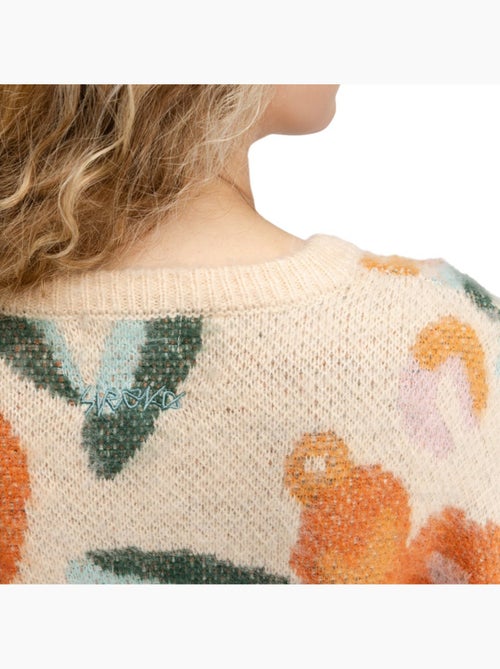 Pull oversize en maille femme femme mainau-w sand - Kiabi