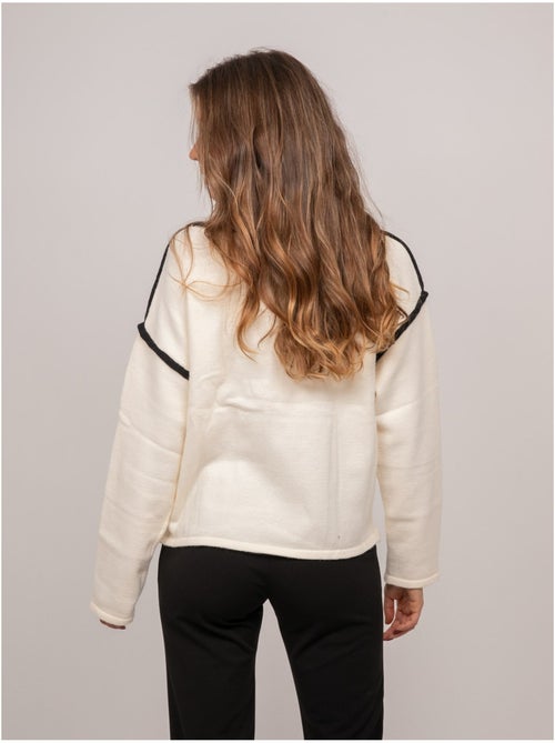 Pull oversize message brodé "lucky me" kevisse - Kiabi Pull oversize message brodé "lucky me" kevisse - Kiabi