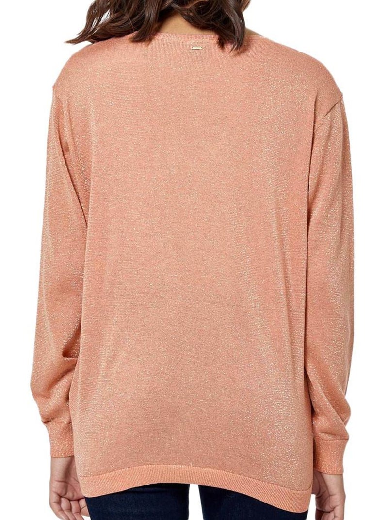 Pull Pailleté Femme Kaporal Orange - Kiabi