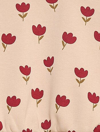 Pull polaire à motif