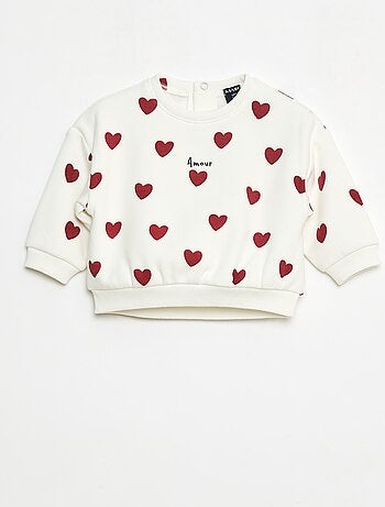 Pull polaire à motif