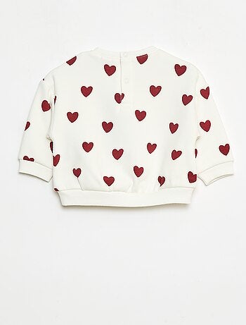 Pull polaire à motif