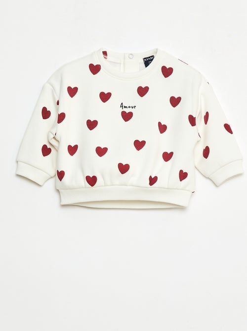 Pull polaire à motif - Kiabi