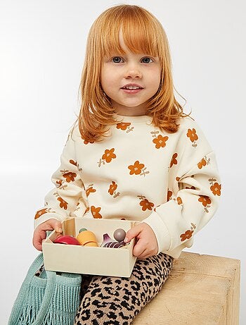 Pull polaire à motif