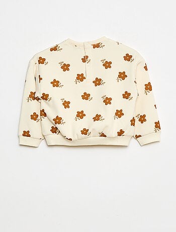 Pull polaire à motif