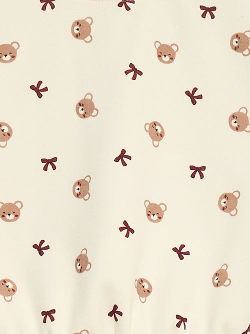 Pull polaire à motif - Kiabi