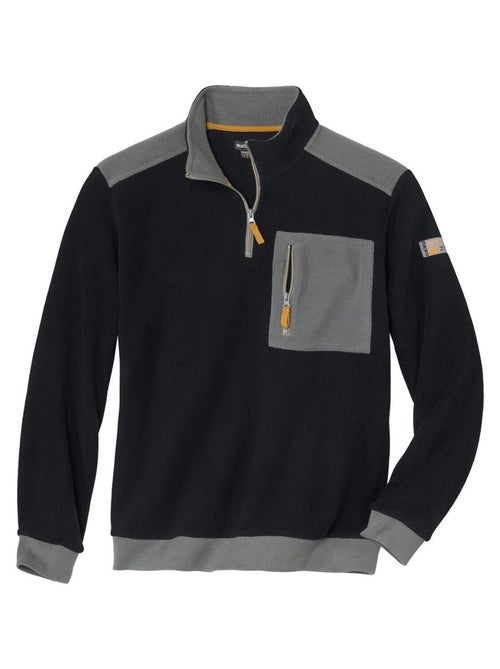 Pull Polaire Col Zipp?  - ATLAS FOR MEN - Kiabi