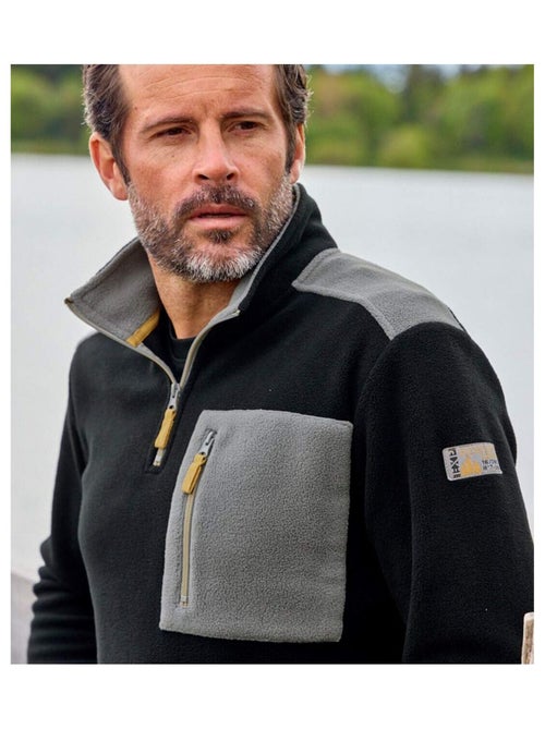Pull Polaire Col Zipp?  - ATLAS FOR MEN - Kiabi