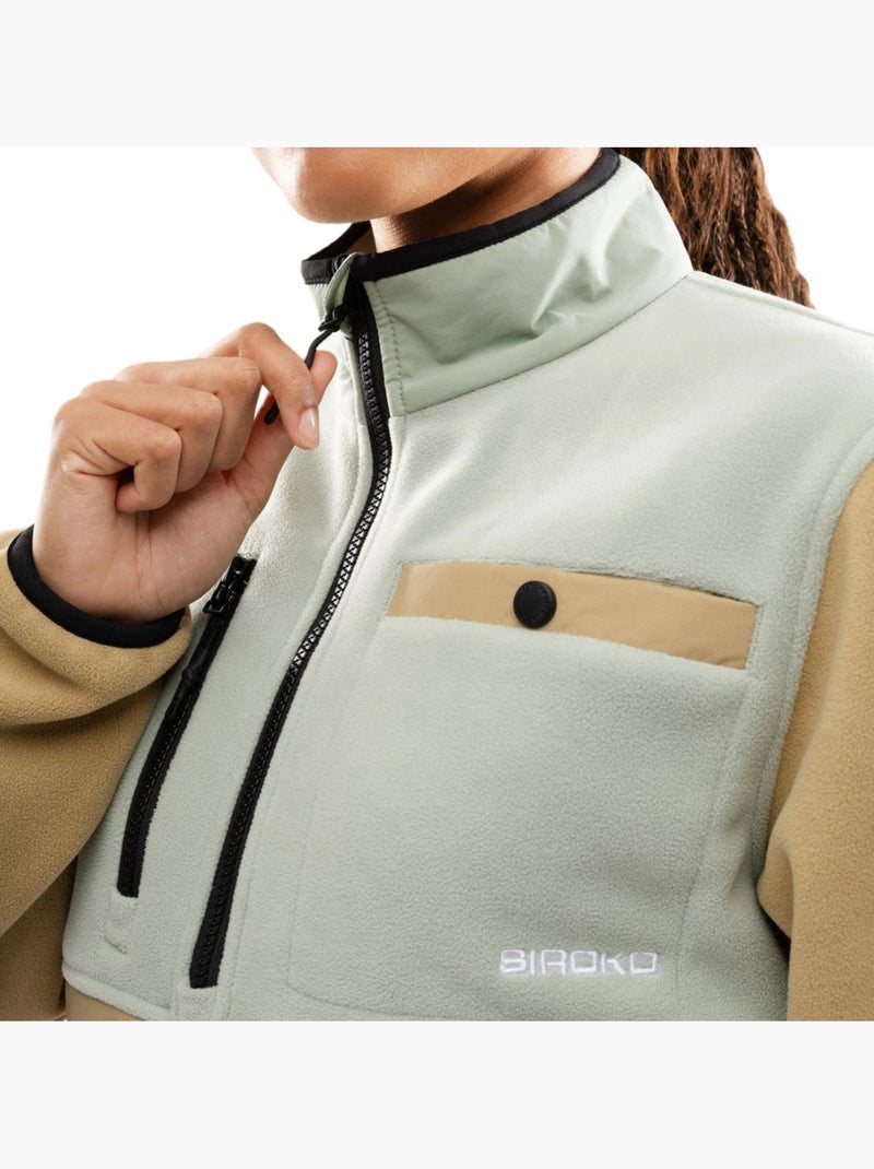Pull polaire demi-zip femme femme vinicunca-w olive Vert - Kiabi