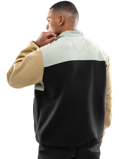 Pull polaire demi-zip homme homme vinicunca olive - Kiabi Pull polaire demi-zip homme homme vinicunca olive - Kiabi