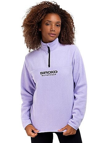 Pull polaire épais femme sports d'hiver femme aurora-w