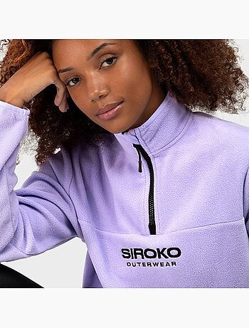 Pull polaire épais femme sports d'hiver femme aurora-w