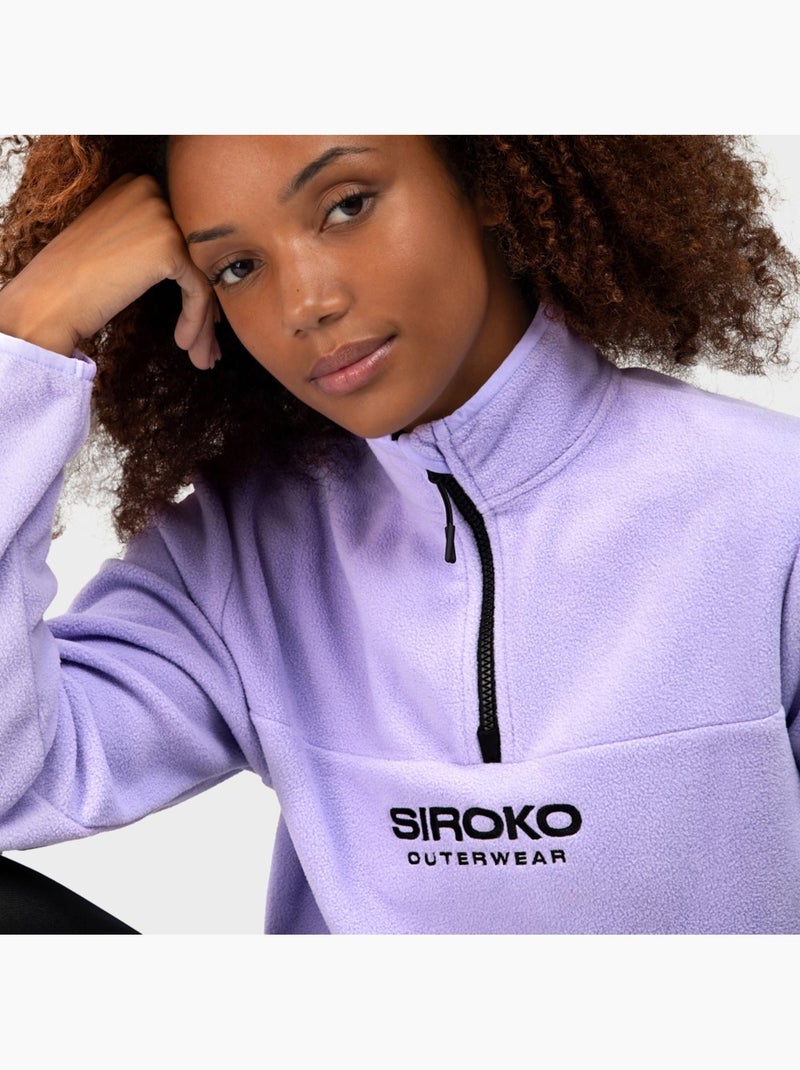 Pull polaire épais femme sports d'hiver femme aurora-w Lavande - Kiabi