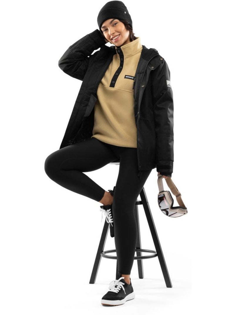 Pull polaire épais femme sports d'hiver femme yari-w Beige - Kiabi