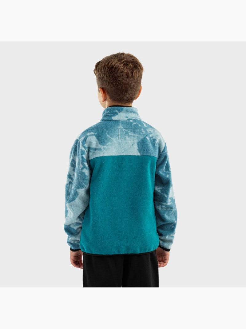 Pull polaire épais garçon sports d'hiver enfants jumbo Vert - Kiabi