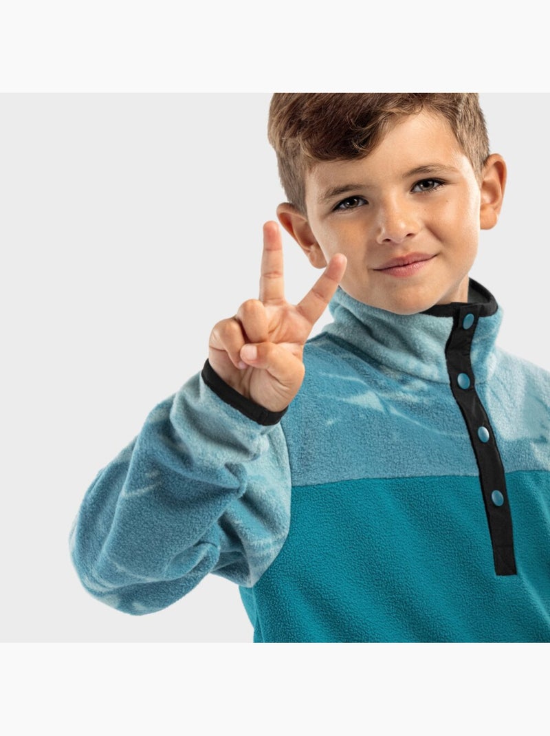Pull polaire épais garçon sports d'hiver enfants jumbo Vert - Kiabi