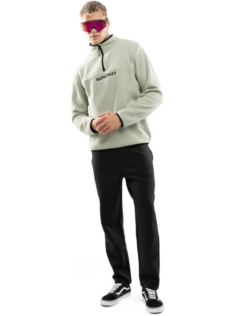 Pull polaire épais homme sports d'hiver homme myoko Vert - Kiabi