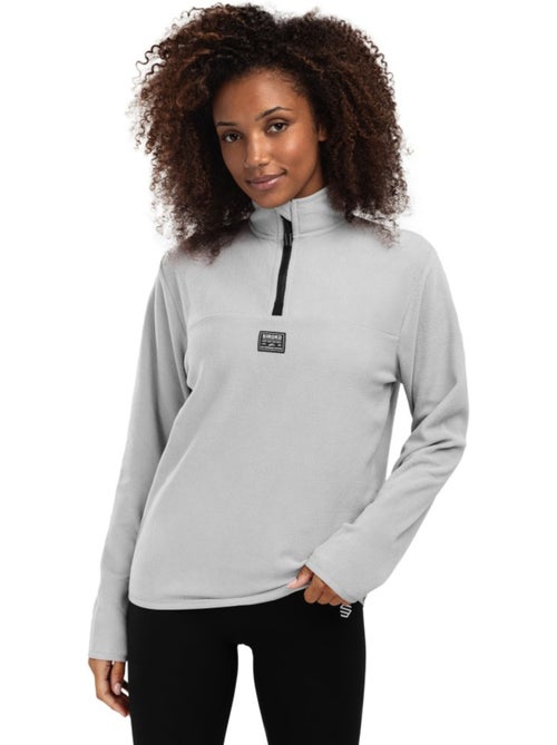 Pull polaire fin femme sports d'hiver femme limestone-w - Kiabi