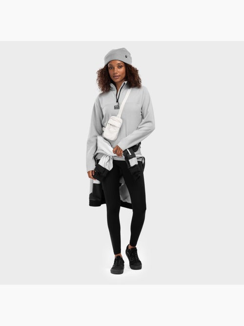 Pull polaire fin femme sports d'hiver femme limestone-w - Kiabi