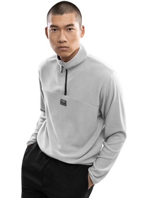 Pull polaire fin homme sports d'hiver homme limestone - Kiabi