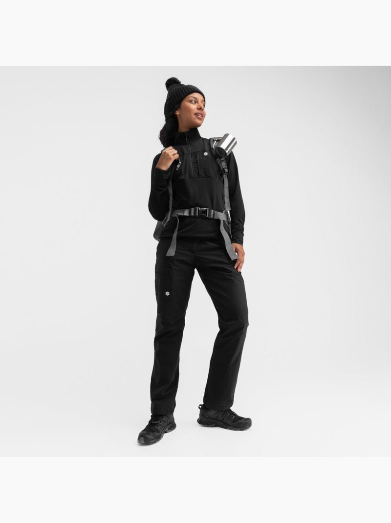 Pull polaire randonnée femme randonnée femme symbol Noir - Kiabi