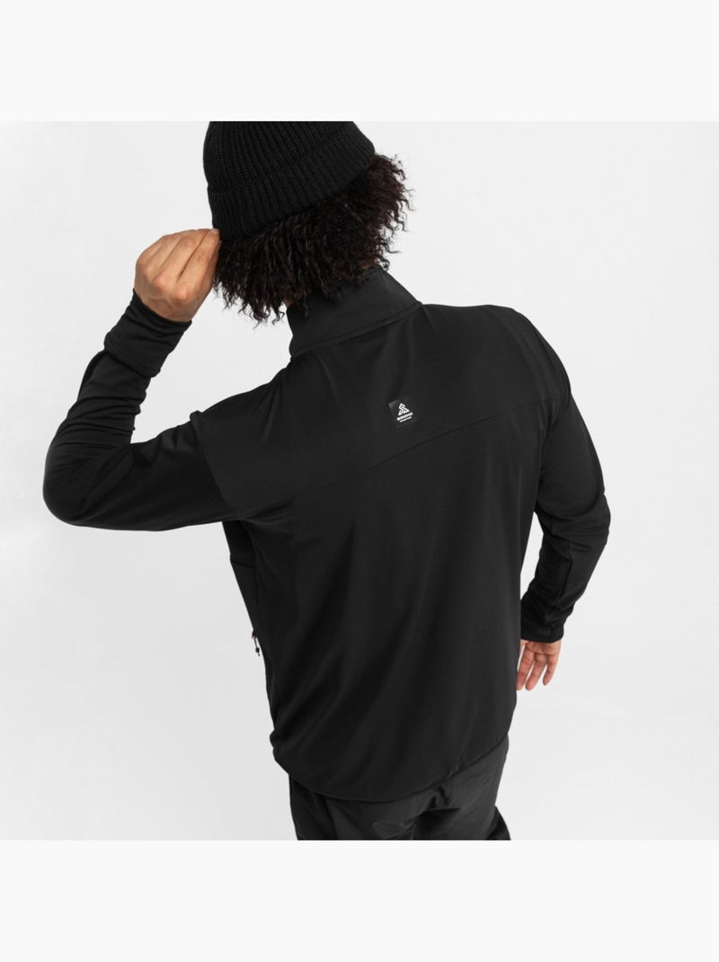 Pull polaire randonnée homme randonnée homme platte Noir - Kiabi