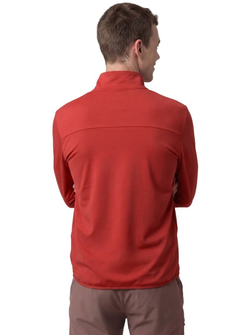 Pull polaire randonnée homme randonnée homme platte Rouge - Kiabi