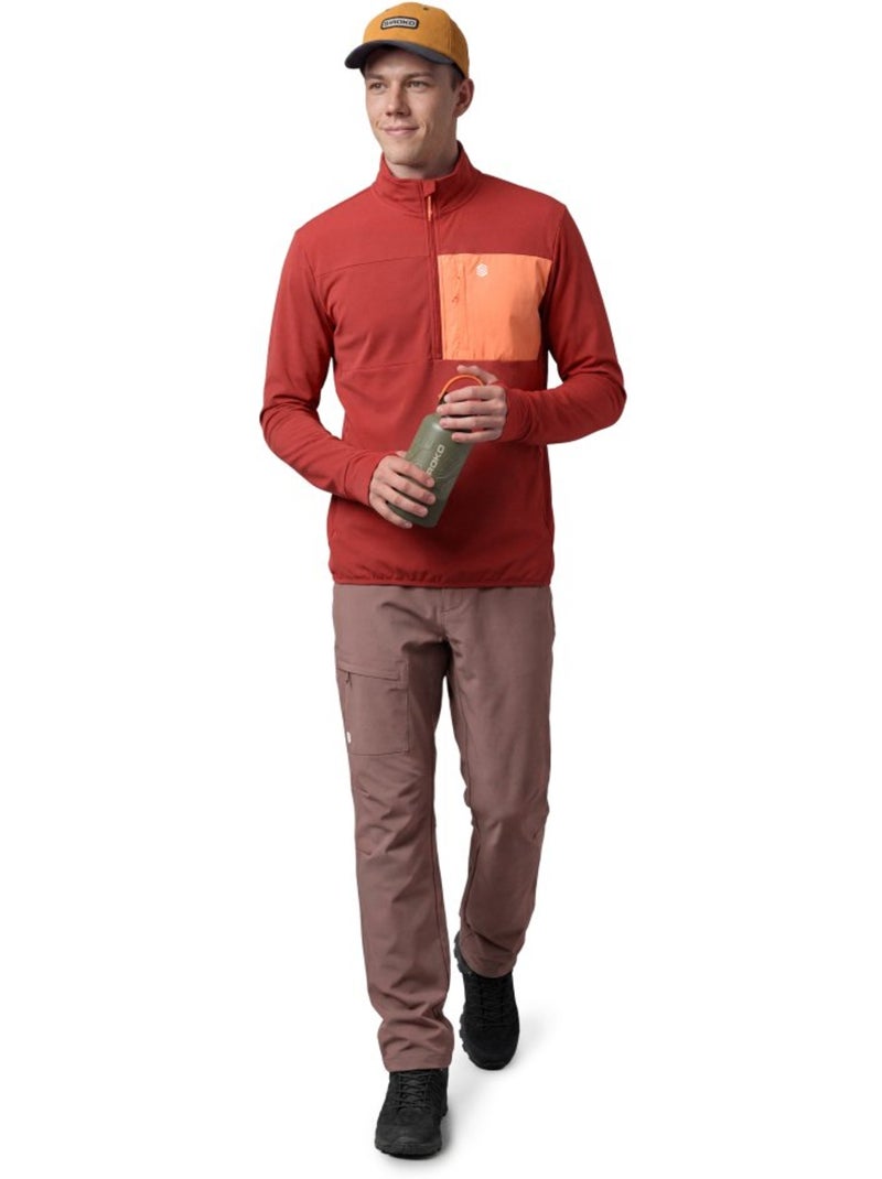 Pull polaire randonnée homme randonnée homme platte Rouge - Kiabi