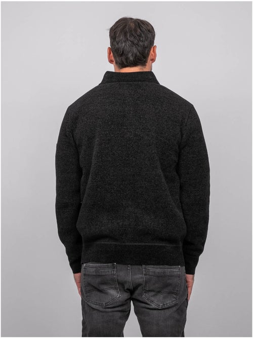 Pull polo chenille col boutonné loctobir - Kiabi Pull polo chenille col boutonné loctobir - Kiabi