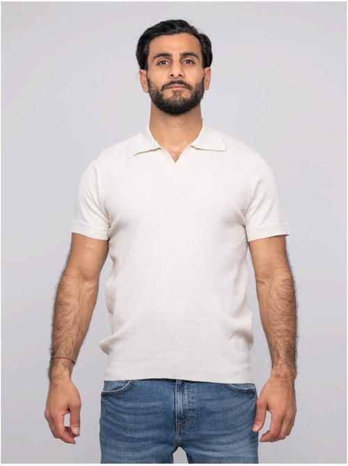 Pull polo manches courtes acritix - Kiabi