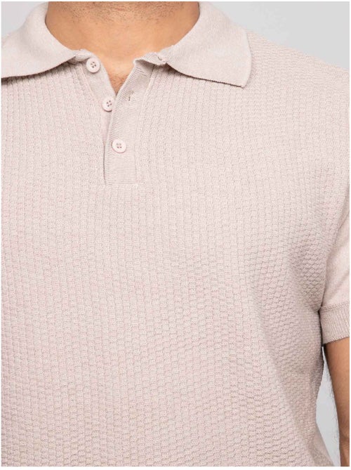 Pull polo manches courtes artema - Kiabi