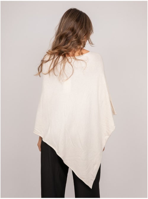 Pull poncho asymétrique maille fine kuvene - Kiabi