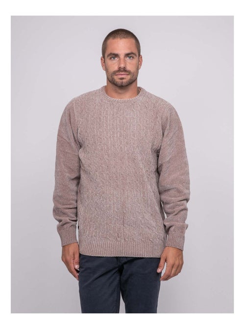 Pull ras de cou avec torsades liturin - Kiabi Pull ras de cou avec torsades liturin - Kiabi