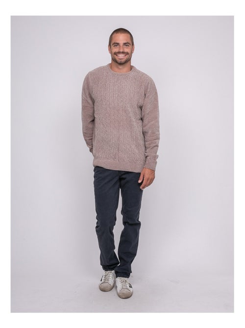 Pull ras de cou avec torsades liturin - Kiabi Pull ras de cou avec torsades liturin - Kiabi