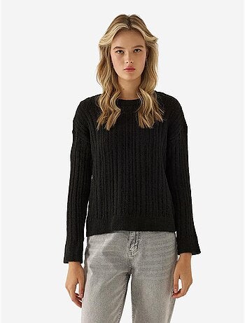 Pull ras du cou coupe décontractée