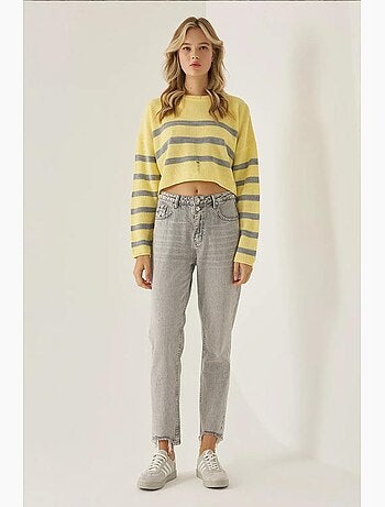 Pull ras du cou rayé hiccup