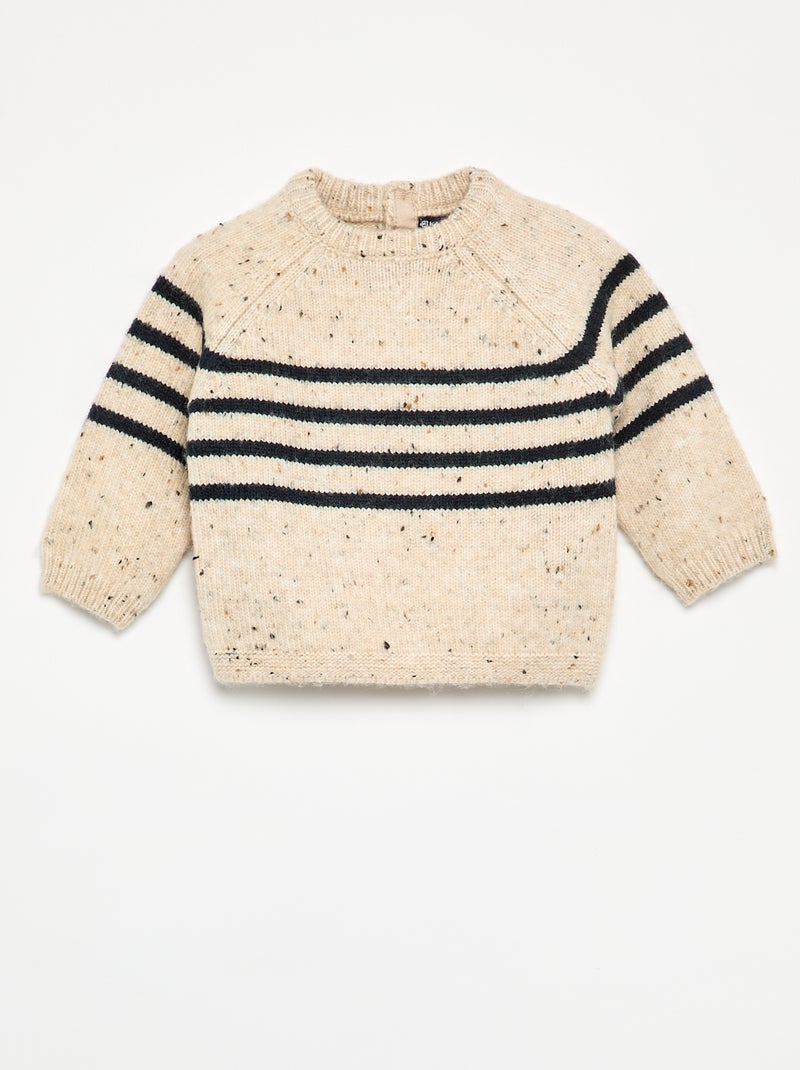 Pull rayé Bleu - Kiabi