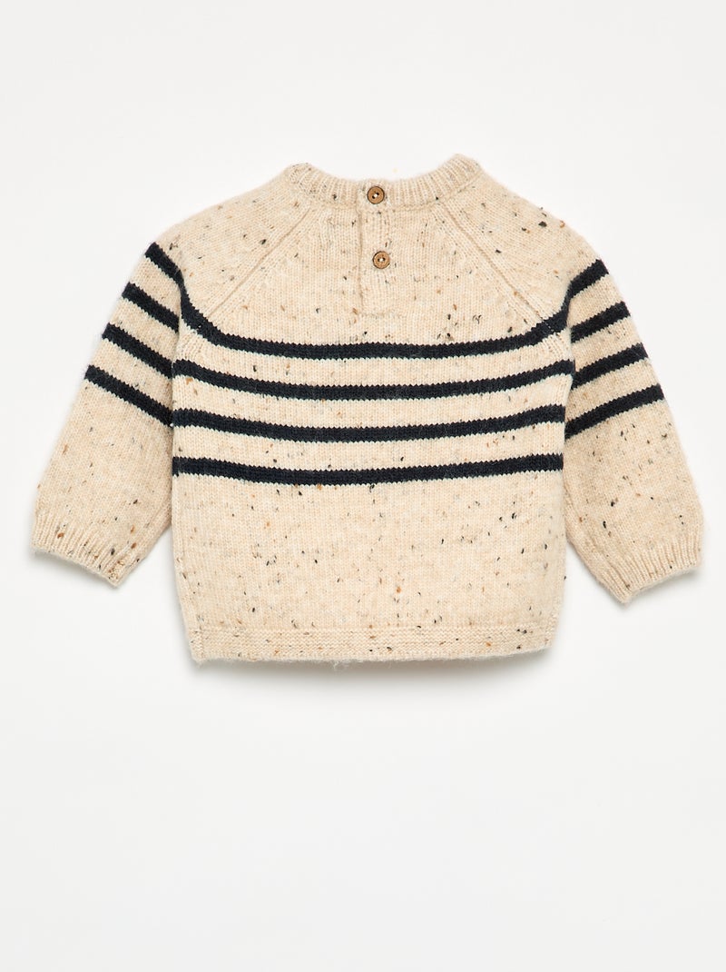 Pull rayé Bleu - Kiabi
