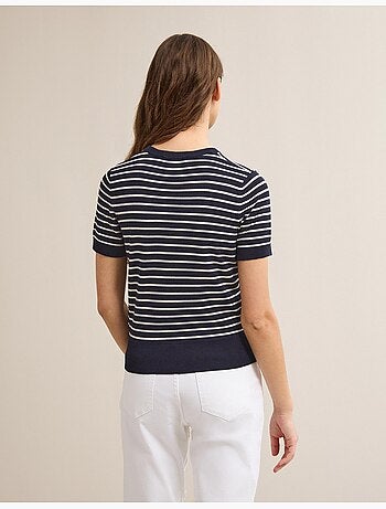 Pull rayé en tricot, MO Fashion