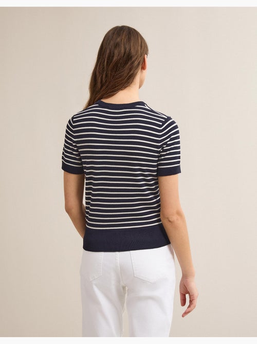 Pull rayé en tricot, MO Fashion - Kiabi Pull rayé en tricot, MO Fashion - Kiabi