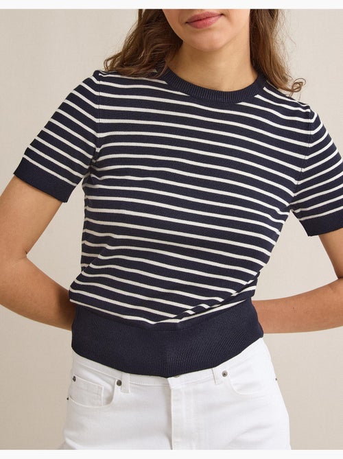 Pull rayé en tricot, MO Fashion - Kiabi Pull rayé en tricot, MO Fashion - Kiabi