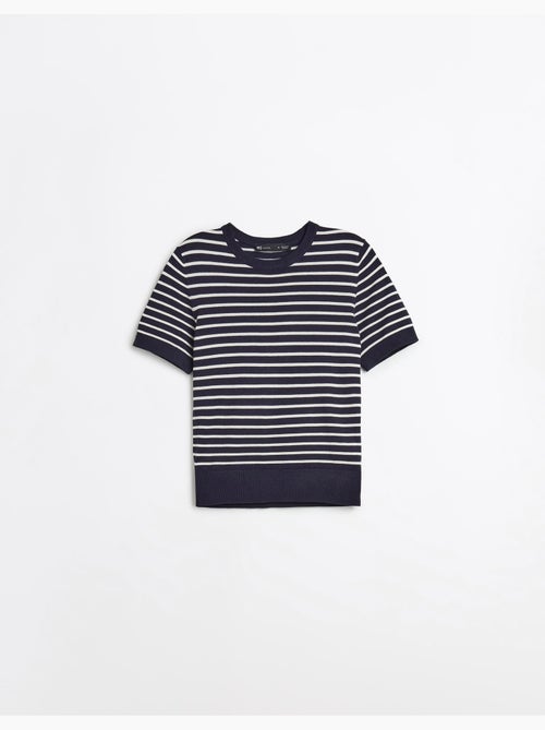 Pull rayé en tricot, MO Fashion - Kiabi Pull rayé en tricot, MO Fashion - Kiabi