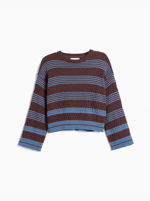 Pull rayé en tricot, mo fashion - Kiabi