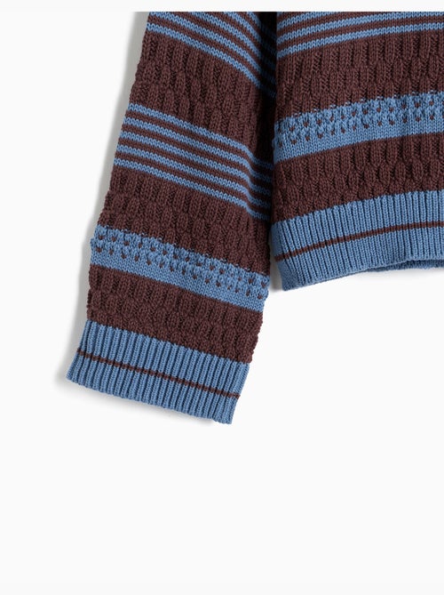 Pull rayé en tricot, mo fashion - Kiabi