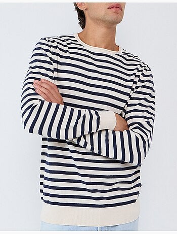 Pull rayé, mo fashion