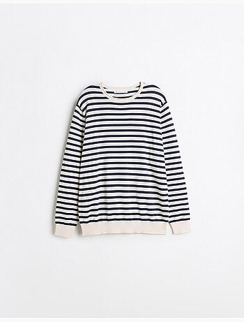 Pull rayé, mo fashion